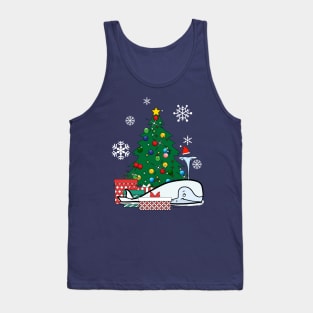 Moby Dick Around The Christmas Tree Tank Top